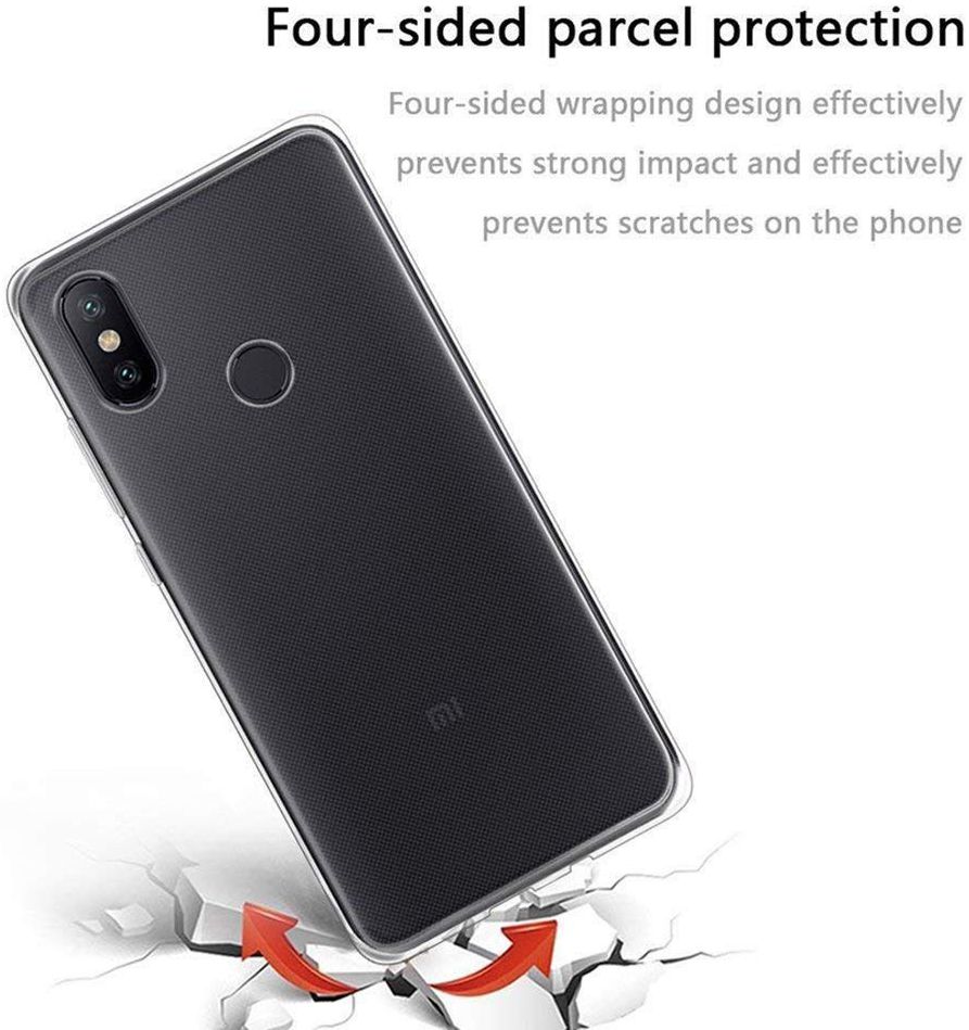 Xiaomi Mi A2 Lite Hoesje Dun TPU Transparant afbeelding 4