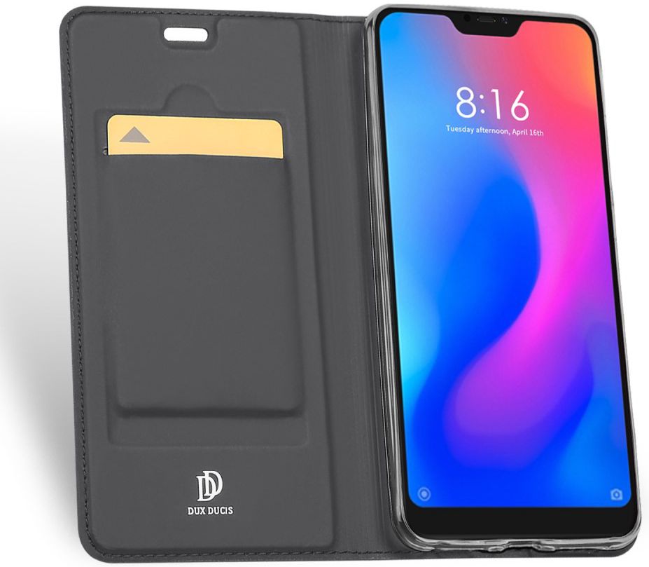 Dux Ducis Skin Pro Series Flip Hoesje Xiaomi Mi A2 Lite Grijs afbeelding 2