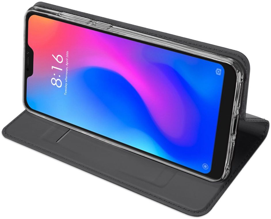 Dux Ducis Skin Pro Series Flip Hoesje Xiaomi Mi A2 Lite Grijs afbeelding 4