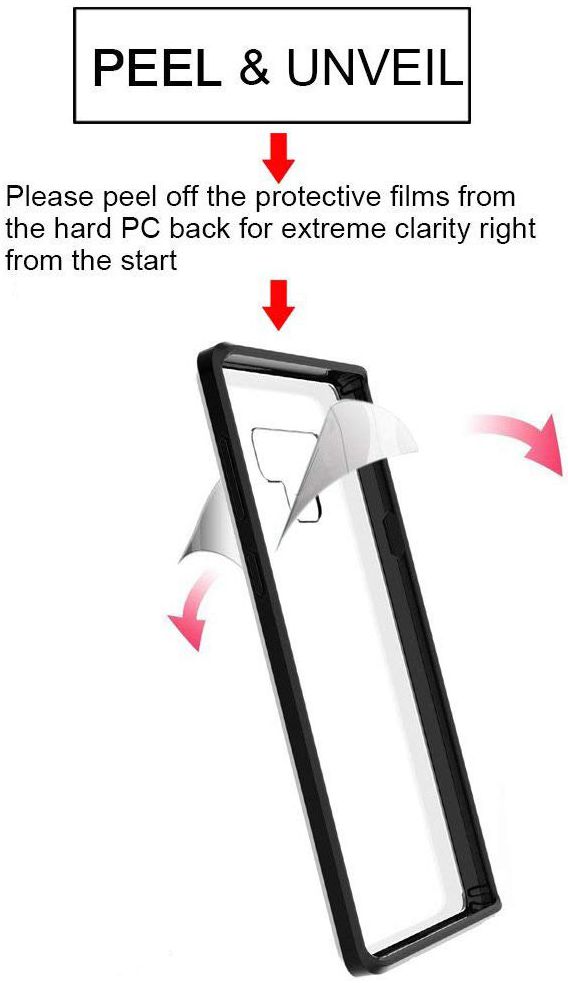 Samsung Galaxy Note 9 Hoesje Armor Backcover Zwart afbeelding 6