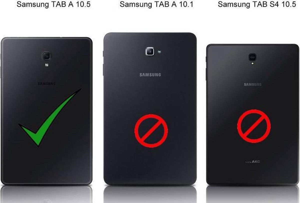 Originele Samsung Book Cover Galaxy Tab A 10.5 (2018) Zwart afbeelding 6