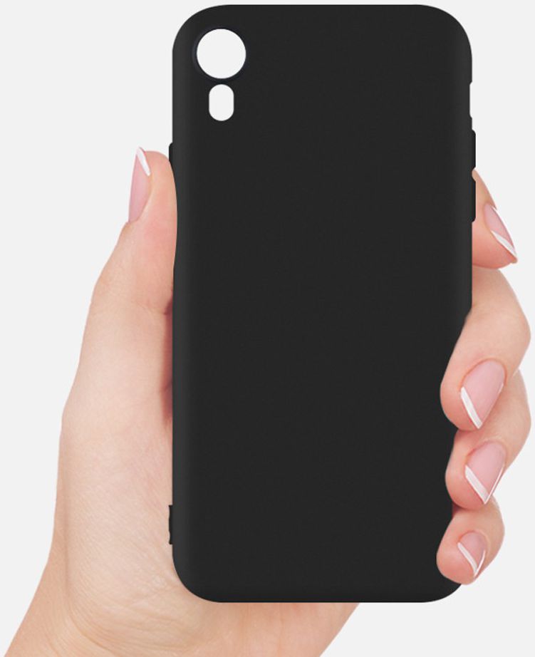 Apple iPhone XR TPU Hoesje Zwart afbeelding 5