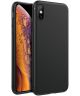 Apple iPhone XS Max Ultra Dun TPU Hoesje Zwart