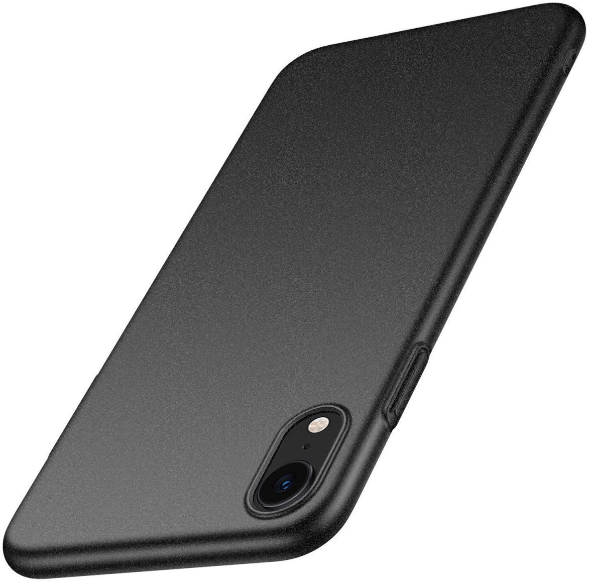 Apple iPhone XR Dun Mat Back Cover Hoesje Zwart afbeelding 7