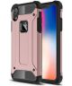 Apple IPhone XR Hoesje Shock Proof Hybride Back Cover Roze Goud