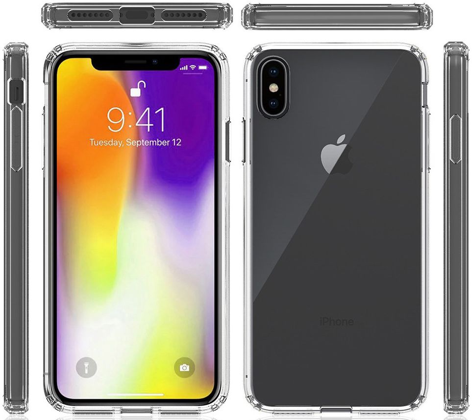 Apple iPhone XS Max Hoesje Armor Back Cover Transparant afbeelding 2