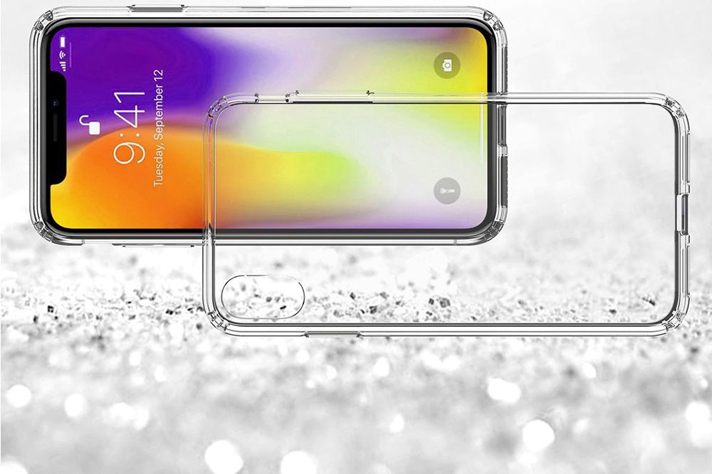 Apple iPhone XS Max Hoesje Armor Back Cover Transparant afbeelding 3