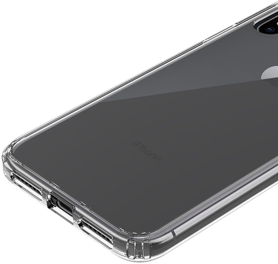Apple iPhone XS Max Hoesje Armor Back Cover Transparant afbeelding 4