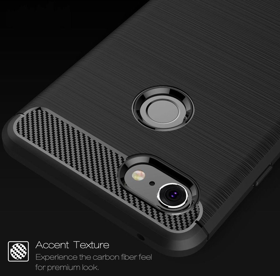 Google Pixel 3 XL Geborsteld TPU Hoesje Grijs afbeelding 8