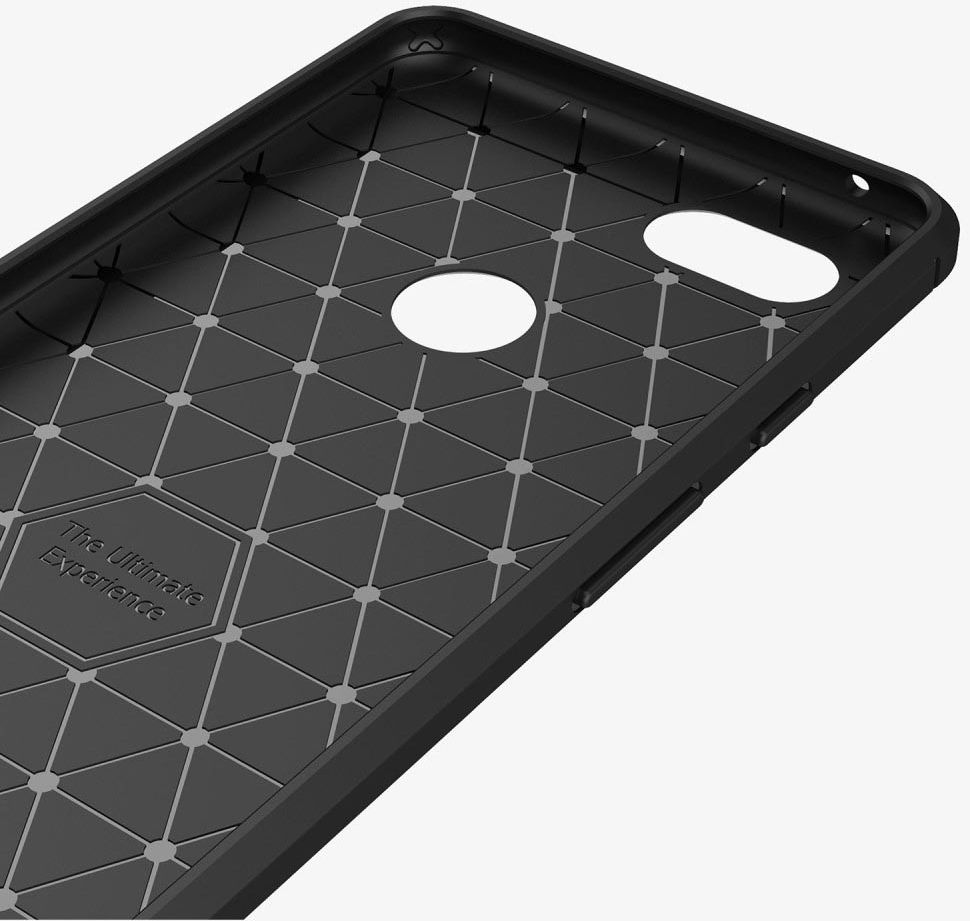 Google Pixel 3 XL Geborsteld TPU Hoesje Grijs afbeelding 9