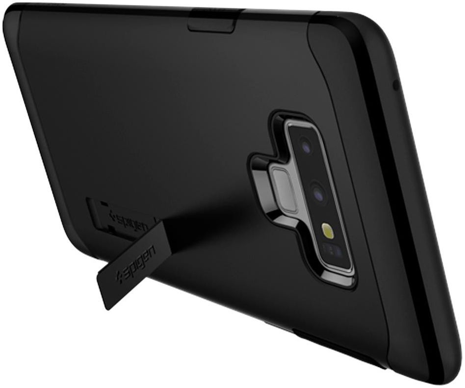Spigen Slim Armor Hoesje Samsung Galaxy Note 9 Midnight Black afbeelding 2