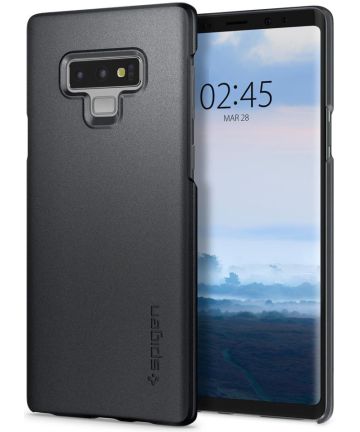 Spigen Thin Fit Hoesje Samsung Galaxy Note 9 Graphite Black Hoesjes