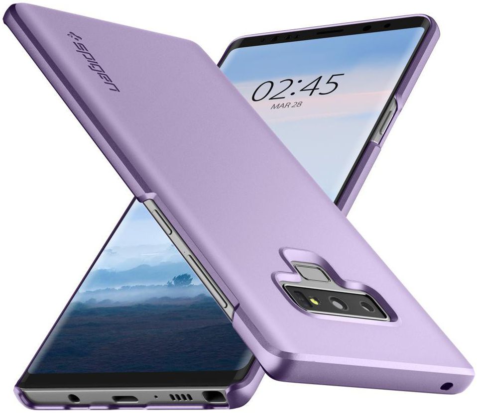 Spigen Thin Fit Hoesje Samsung Galaxy Note 9 Lavender afbeelding 4