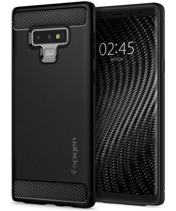 Spigen Rugged Armor Samsung Galaxy Note 9 Matte Black Hoesjes