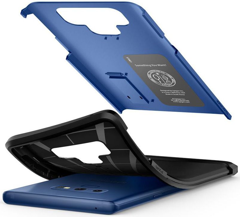 Spigen Tough Armor Case Samsung Galaxy Note 9 Blue afbeelding 2