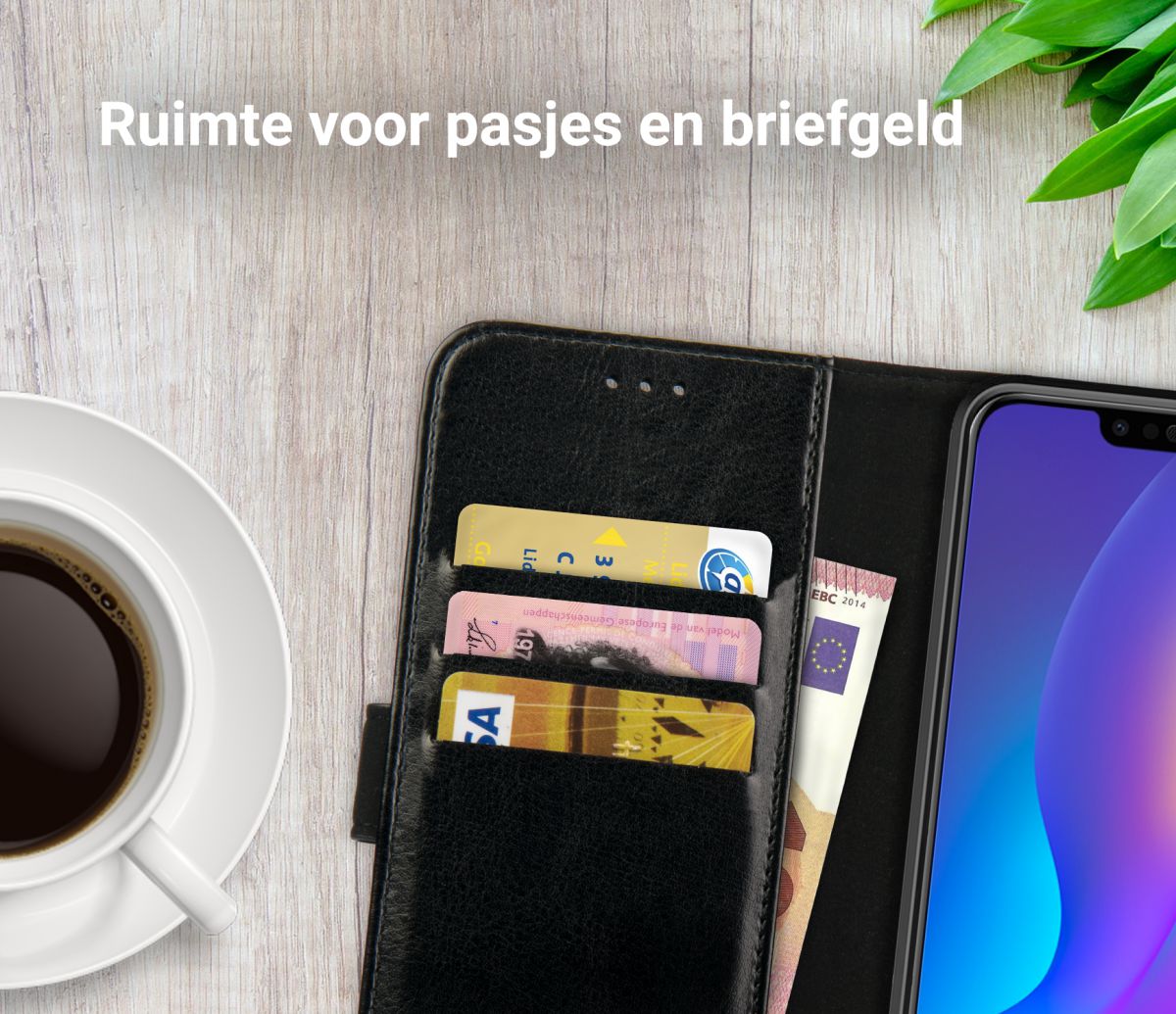 Rosso Element Huawei P Smart Plus Hoesje Book Cover Zwart afbeelding 9