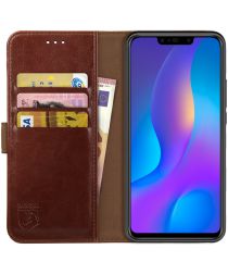 Rosso Element Huawei P Smart Plus Hoesje Book Cover Bruin
