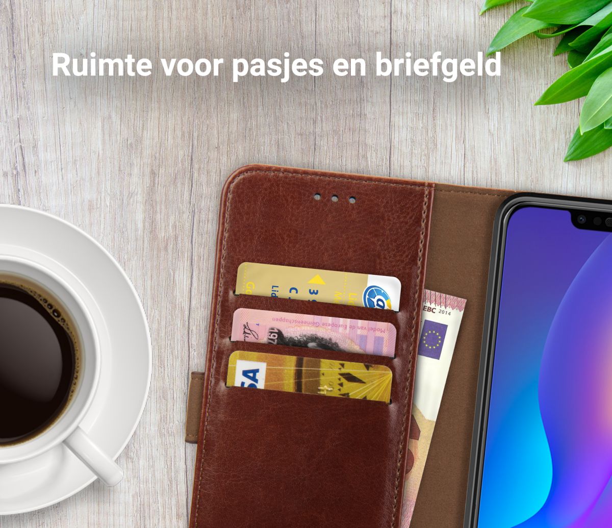 Rosso Element Huawei P Smart Plus Hoesje Book Cover Bruin afbeelding 9