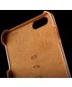 Mujjo Lederen Wallet Case Apple iPhone 7 Plus / 8 Plus Bruin