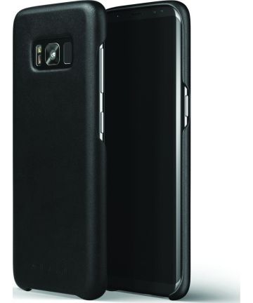 Mujjo Lederen Hoesje Samsung Galaxy S8 Zwart Hoesjes