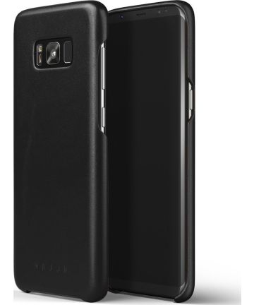 Mujjo Lederen Hoesje Samsung Galaxy S8 Plus Zwart Hoesjes