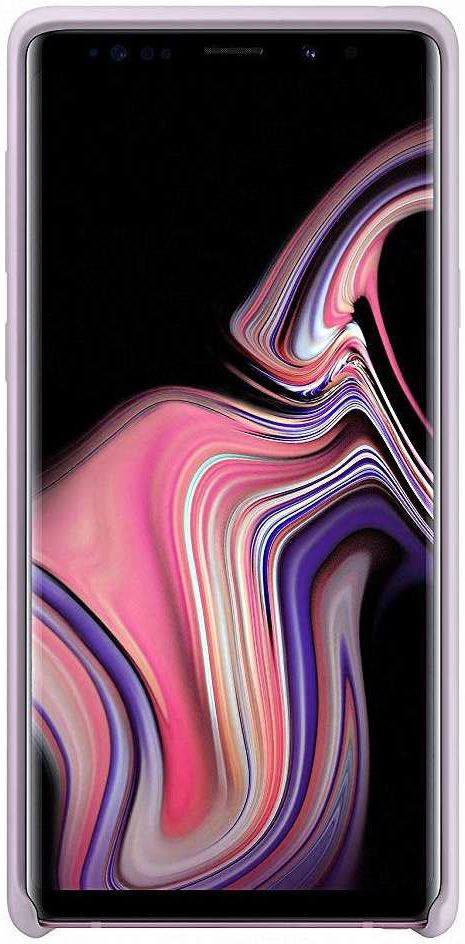 Samsung Galaxy Note 9 Silicone Cover Paars Origineel afbeelding 2