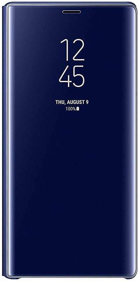 Samsung Galaxy Note 9 Clear View Flip Case Blauw afbeelding 3