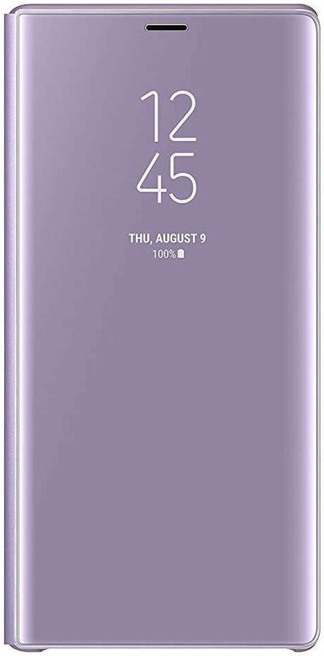 Samsung Galaxy Note 9 Clear View Flip Case Paars afbeelding 1