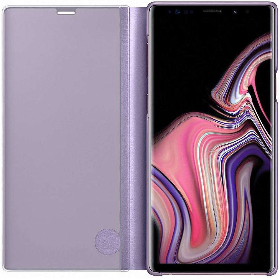 Samsung Galaxy Note 9 Clear View Flip Case Paars afbeelding 2