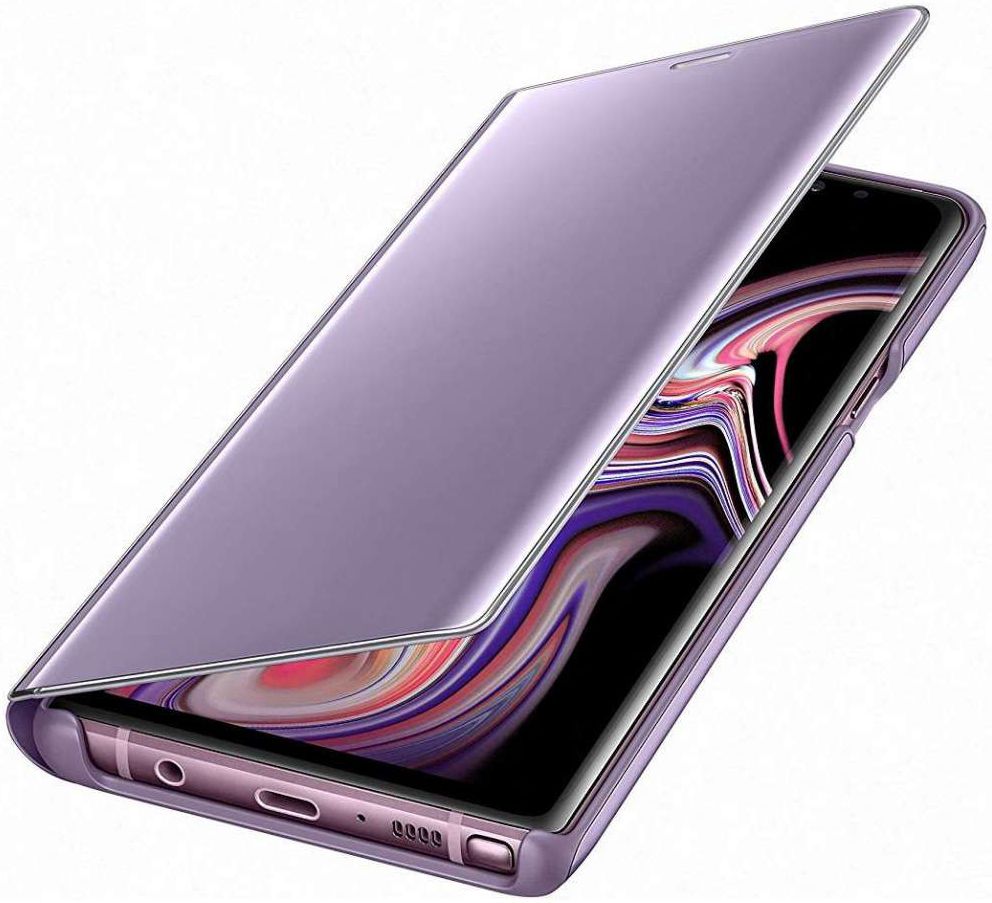 Samsung Galaxy Note 9 Clear View Flip Case Paars afbeelding 5