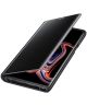 Samsung Galaxy Note 9 Clear View Flip Case Zwart