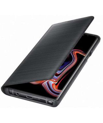 Samsung Galaxy Note 9 Led View Hoesje Zwart Hoesjes