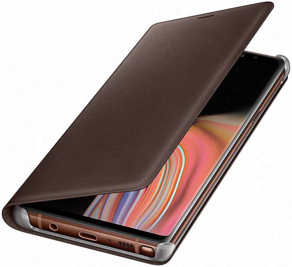 Origineel Samsung Galaxy Note 9 Portemonnee Hoesje Bruin afbeelding 6