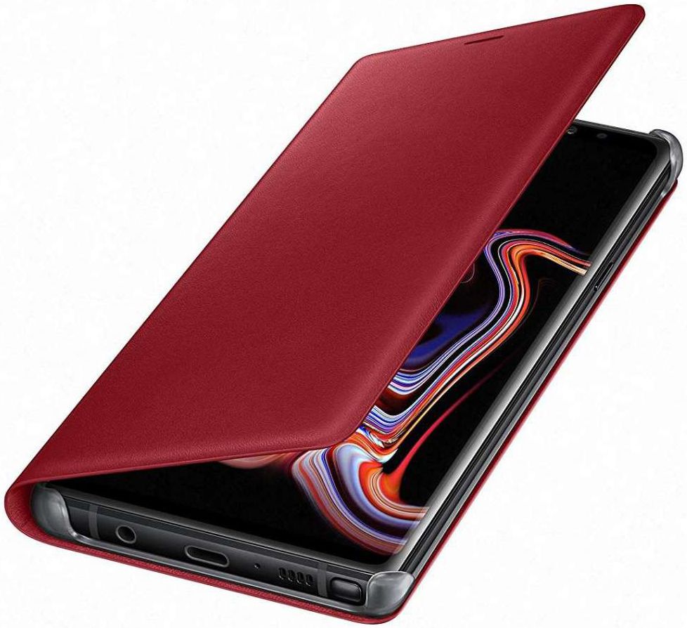 Origineel Samsung Galaxy Note 9 Portemonnee Hoesje Rood afbeelding 3