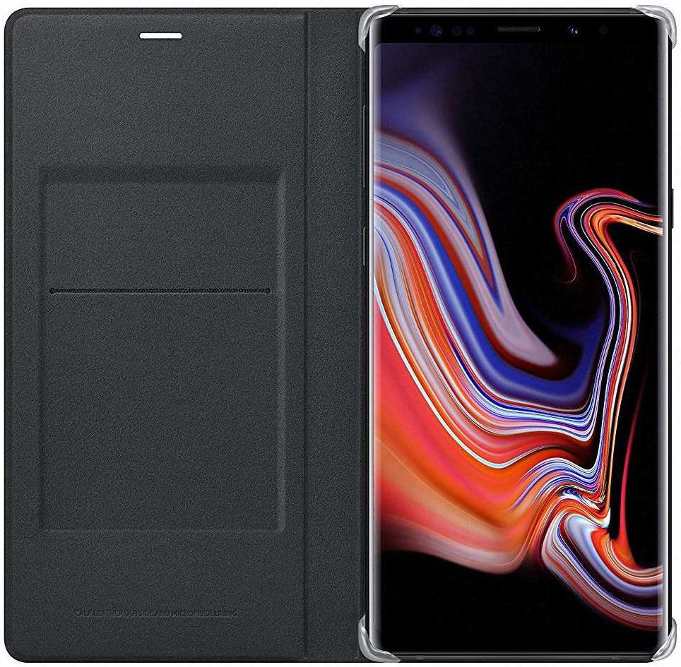 Origineel Samsung Galaxy Note 9 Portemonnee Hoesje Zwart afbeelding 1