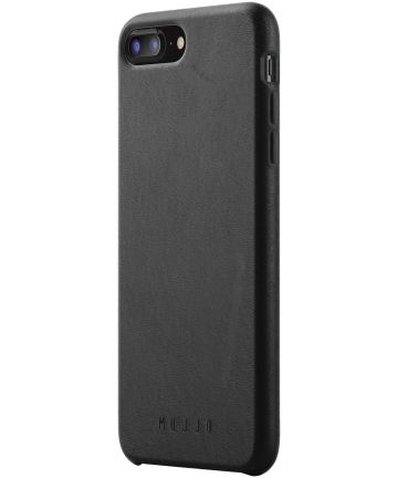 Mujjo Full Leather Case Apple iPhone 7 Plus / 8 Plus Zwart Hoesjes