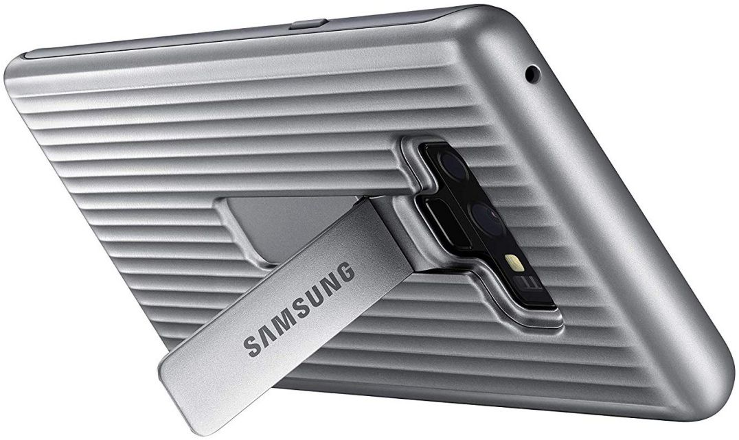 Originele Samsung Protective Stand Cover Samsung Galaxy Note 9 Zilver afbeelding 2