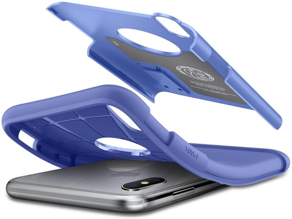 Spigen Slim Armor Apple iPhone XS Hoesje Violet afbeelding 4