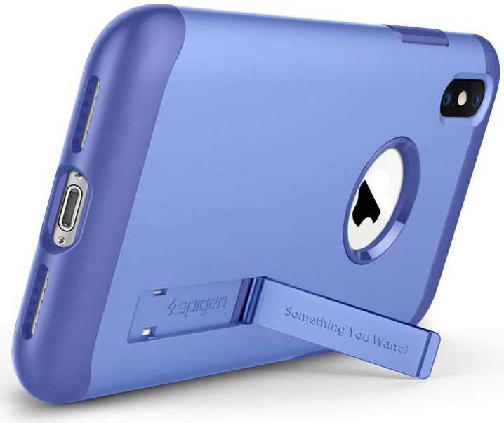 Spigen Slim Armor Apple iPhone XS Hoesje Violet afbeelding 6