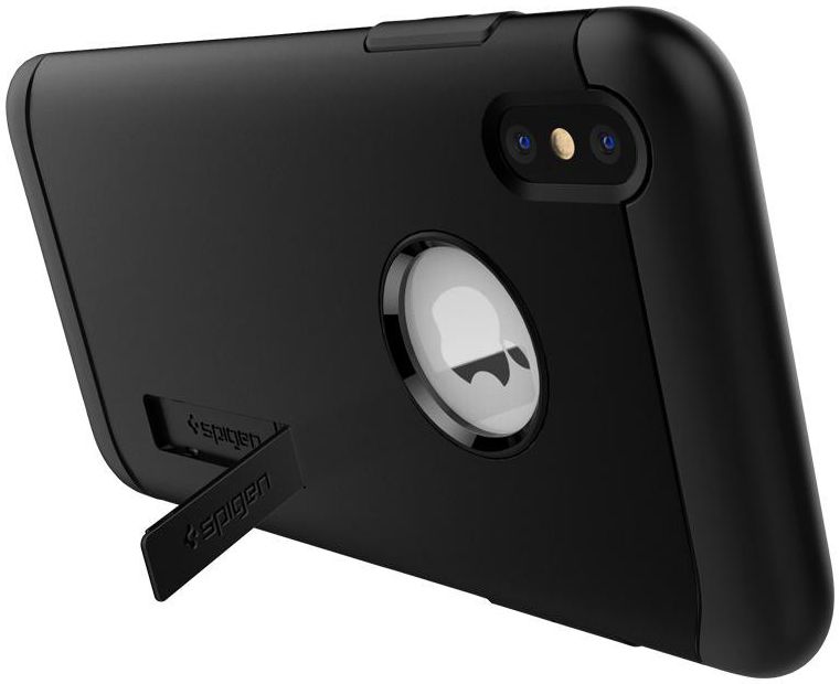 Spigen Slim Armor Apple iPhone XS Hoesje Black afbeelding 5