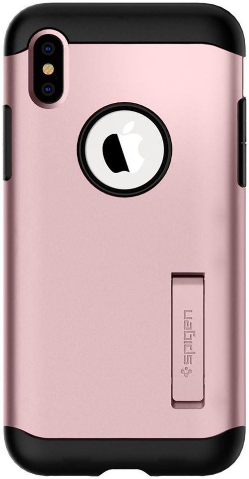 Spigen Slim Armor Apple iPhone XS Hoesje Rose Gold afbeelding 7