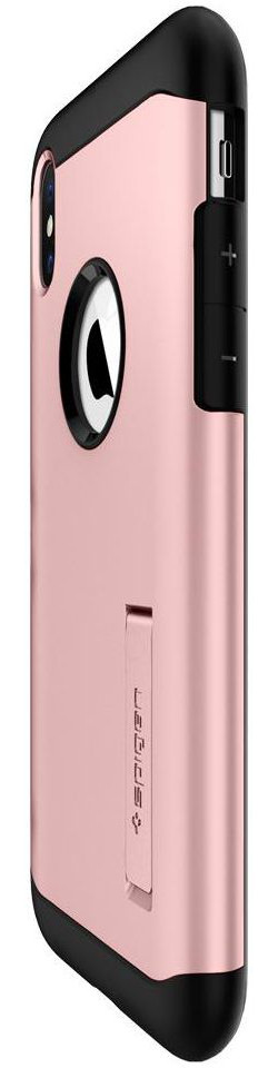 Spigen Slim Armor Apple iPhone XS Hoesje Rose Gold afbeelding 8