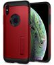 Spigen Slim Armor Apple iPhone XS Hoesje Merlot Red