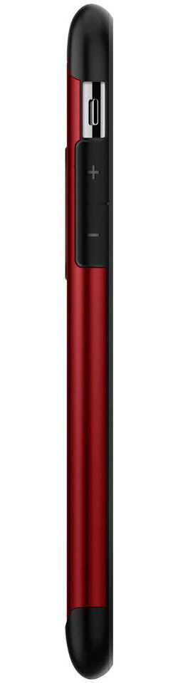 Spigen Slim Armor Apple iPhone XS Hoesje Merlot Red afbeelding 9