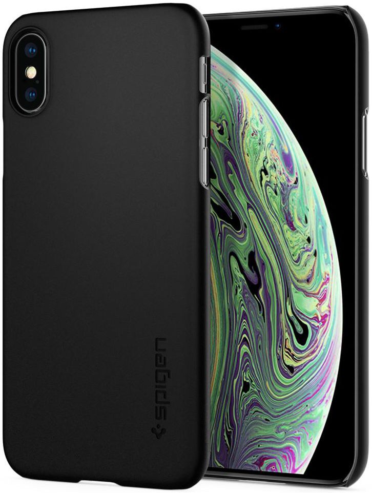 Spigen Thin Fit Case Apple iPhone XS Black afbeelding 1
