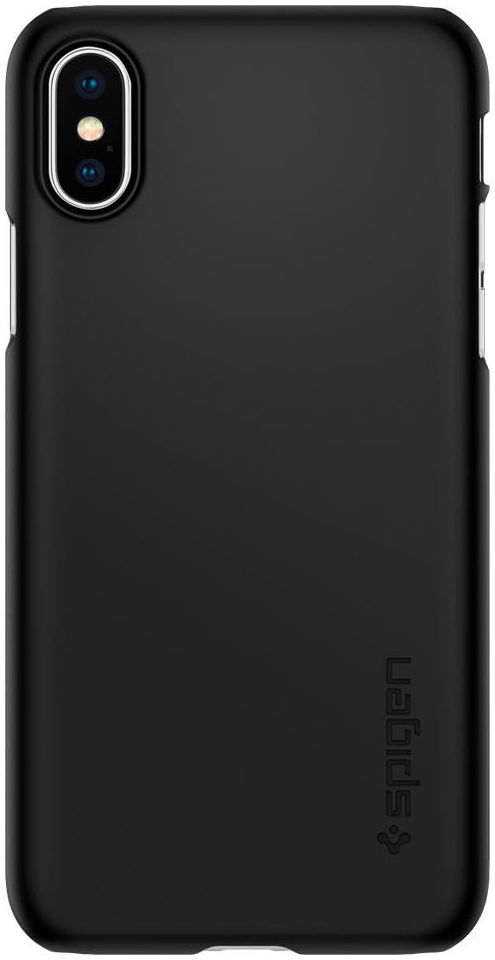 Spigen Thin Fit Case Apple iPhone XS Black afbeelding 5