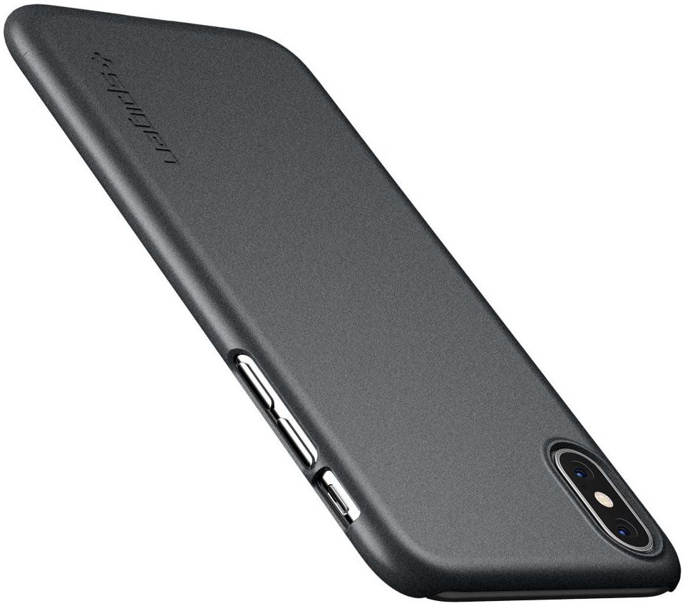 Spigen Thin Fit Case Apple iPhone XS Graphite Gray afbeelding 4