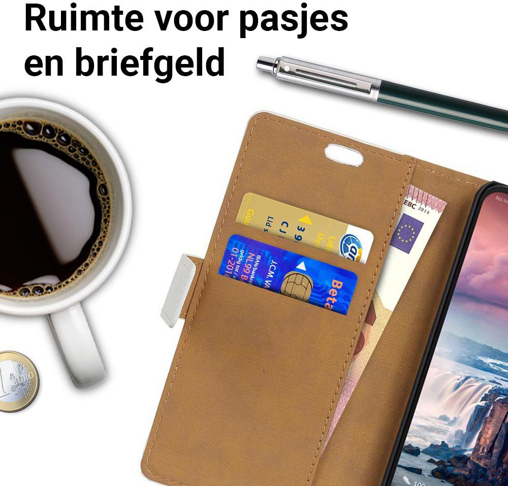 Huawei P Smart Plus Portemonnee Hoesje met Kat Print afbeelding 4