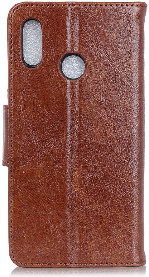 Huawei P Smart Plus Portemonnee Hoesje Echt Leer Bruin afbeelding 10