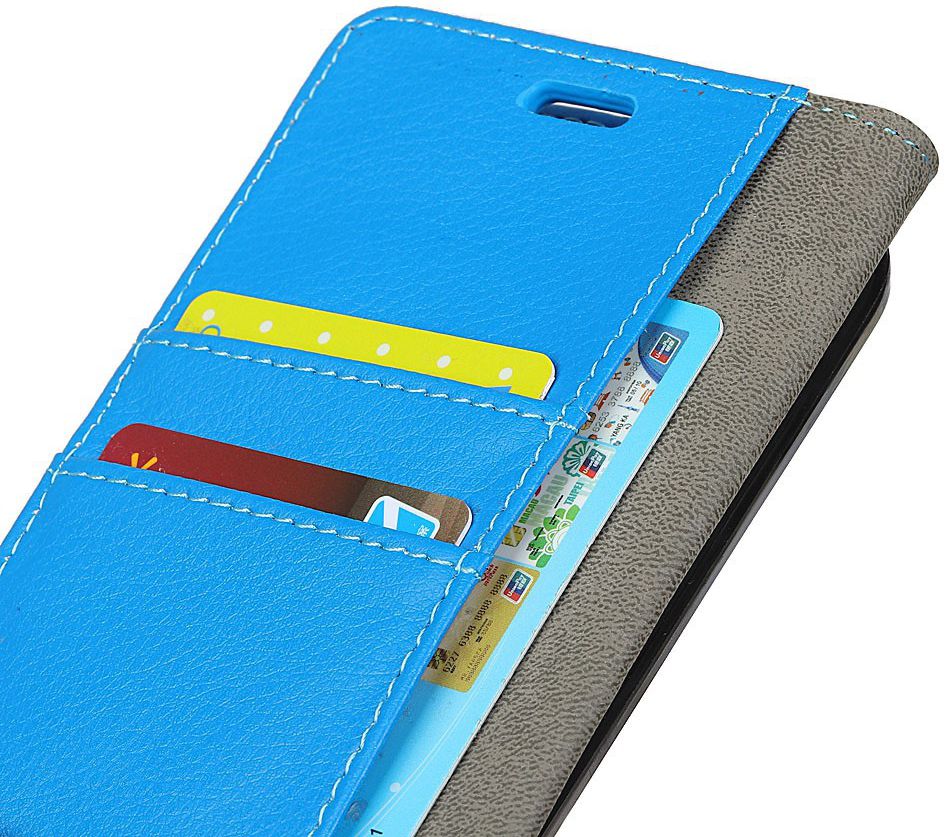 Huawei P Smart Plus Hoesje met Kaarthouder Blauw afbeelding 9